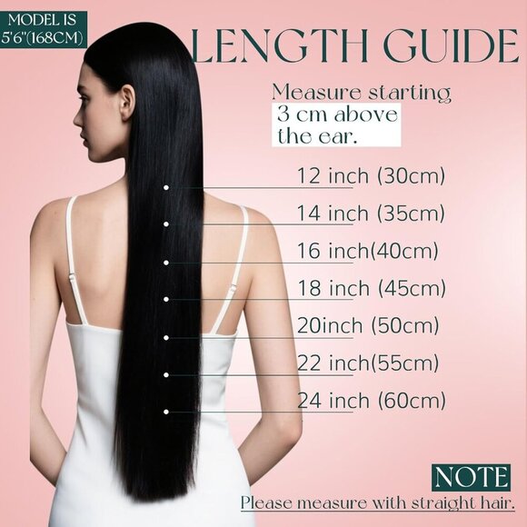 Clip in Human Hair Extensions Balayage 14 Inch Dark Brown to Blonde main image 7